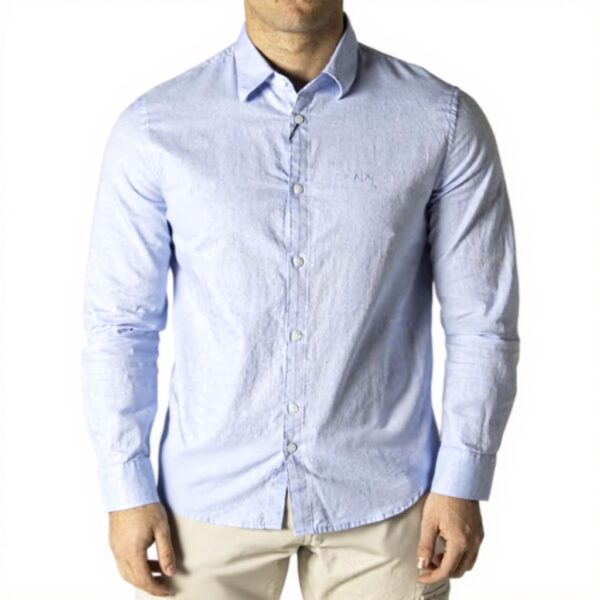 ARMANI EXCHANGE Camicia Oxford Slim Fit con Bottoni Uomo