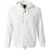 Armani Exchange Felpa con Cappuccio con Logo Tape Cotton Interlock Zip Up Uomo