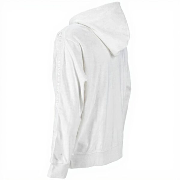 Armani Exchange Felpa con Cappuccio con Logo Tape Cotton Interlock Zip Up Uomo