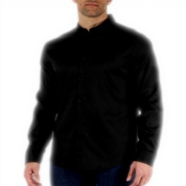 Camicia Armani Exchange Uomo Slim Fit Ultra Stretch Nero