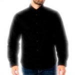 Armani Exchange Mens Popeline Stretch Shirt