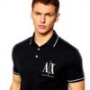 Polo Armani Exchange Uomo taglio normale bottoni