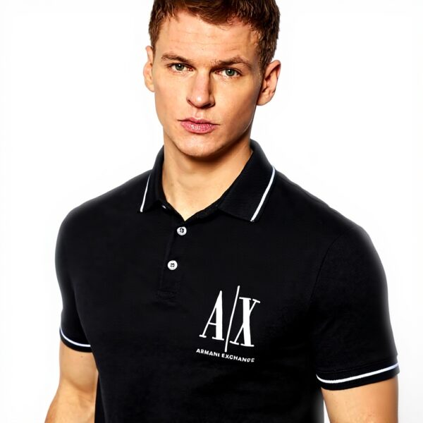 Polo Armani Exchange Uomo taglio normale bottoni