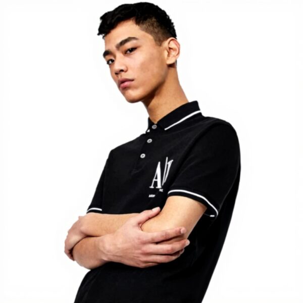 Polo Armani Exchange Uomo taglio normale bottoni