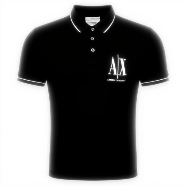 Polo Armani Exchange Uomo taglio normale bottoni