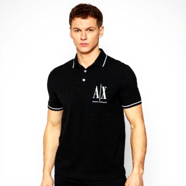 Polo Armani Exchange Uomo taglio normale bottoni
