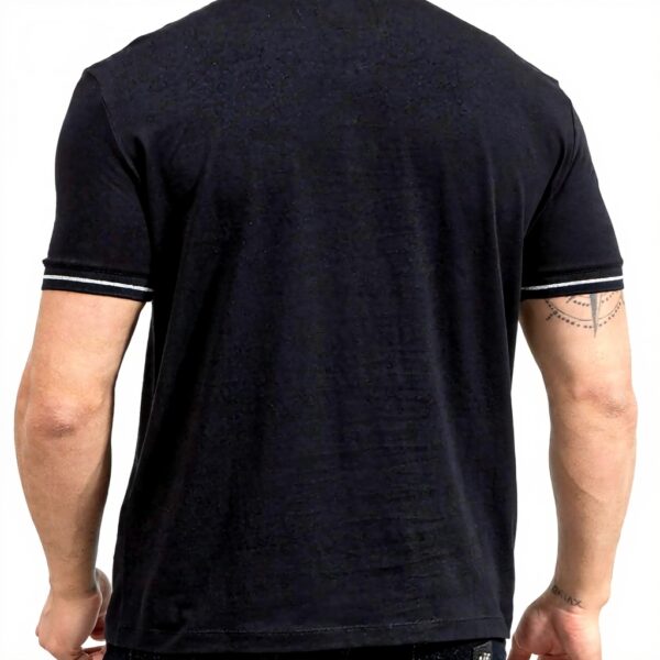 Polo Armani Exchange Cotone Logo Metallico Uomo Moda