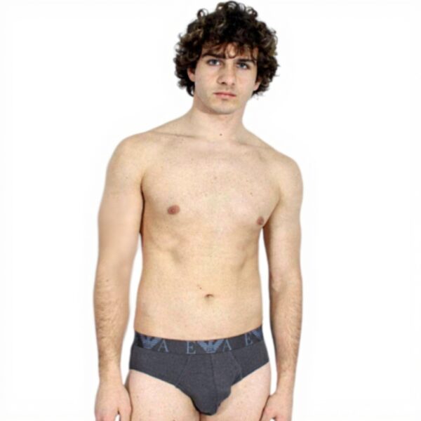 Emporio Armani Slip Uomo 3-Pack Cotone Stretch Confort