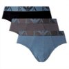 Emporio Armani Slip Uomo 3-Pack Cotone Stretch Confort