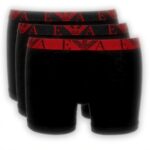 Boxer Emporio Armani Bold Monogram 3-Pack Uomo Intimo
