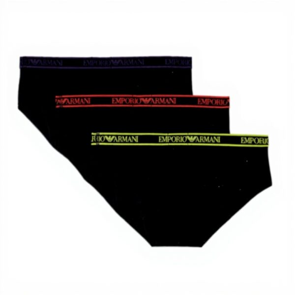 Slip Uomo Emporio Armani 3 Pezzi Cotone Elasticizzato Logo