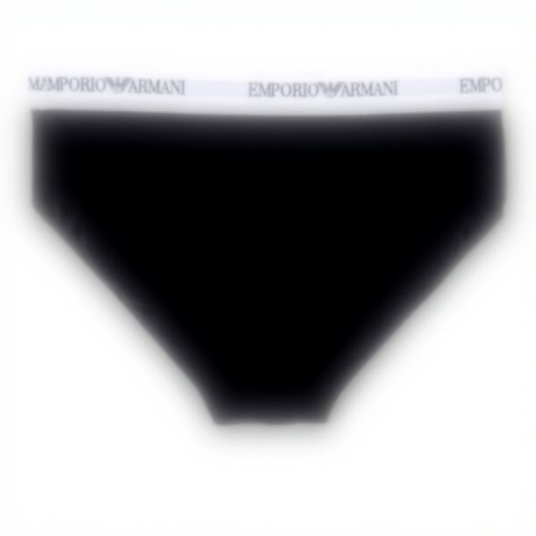 Emporio Armani Slip Uomo Cotone Puro 2 Pezzi Grigio Blu