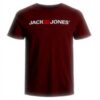 T-shirt Uomo Jack amp Jones Logo Cotone Rosso Nero Grigio