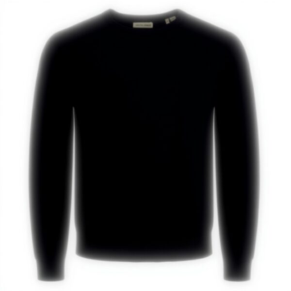 Maglione JACK amp JONES Uomo Nero Comodo Cotone Viscosa