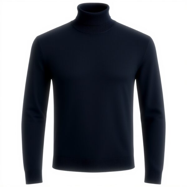 Maglione uomo JACK amp JONES collo alto misto cotone classico