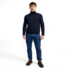Maglione uomo JACK amp JONES collo alto misto cotone classico