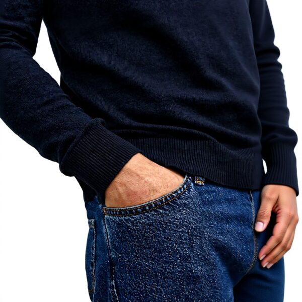 Maglione uomo JACK amp JONES collo alto misto cotone classico