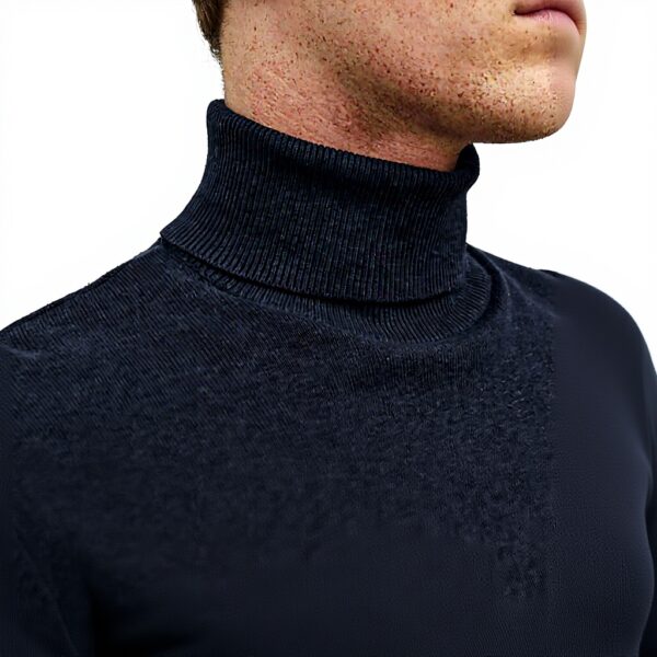 Maglione uomo JACK amp JONES collo alto misto cotone classico