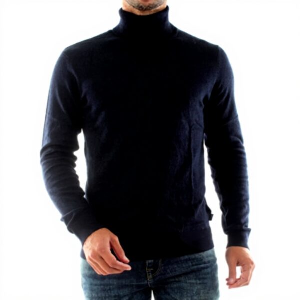 Maglione uomo JACK amp JONES collo alto misto cotone classico