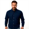 Camicia Jeans JP 1880 Vestibilità Moderna Collo Button-Down