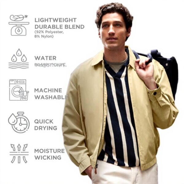 London Fog Auburn Giacca leggera cotone Uomo sportiva