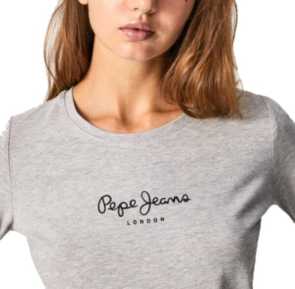 Maglietta Donna Pepe Jeans Slim Fit Cotone Sostenibile-2