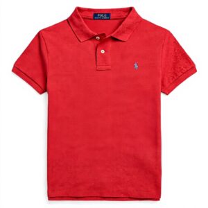 Polo Ralph Lauren Rosa Bambina Cotone Piqué Peperoncino