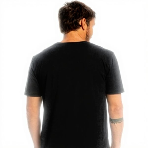 T-Shirt Uomo Quiksilver Logo Cotone Sportivo Nero