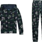 Pigiama Ralph Lauren pile scozzese bambini 1-2 anni-0