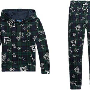 Pigiama Ralph Lauren pile scozzese bambini 1-2 anni-0