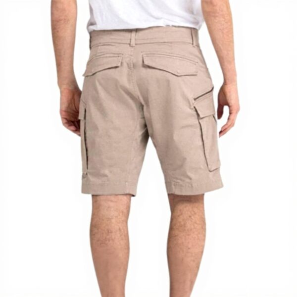 Pantaloncini Uomo Replay Cargo Stretch Verde Aviator