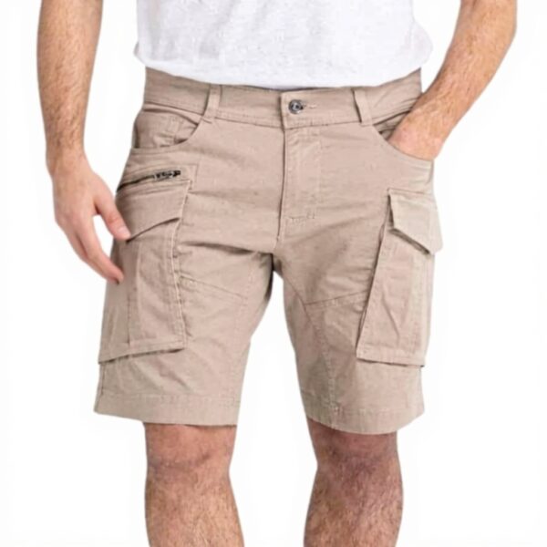 Pantaloncini Uomo Replay Cargo Stretch Verde Aviator