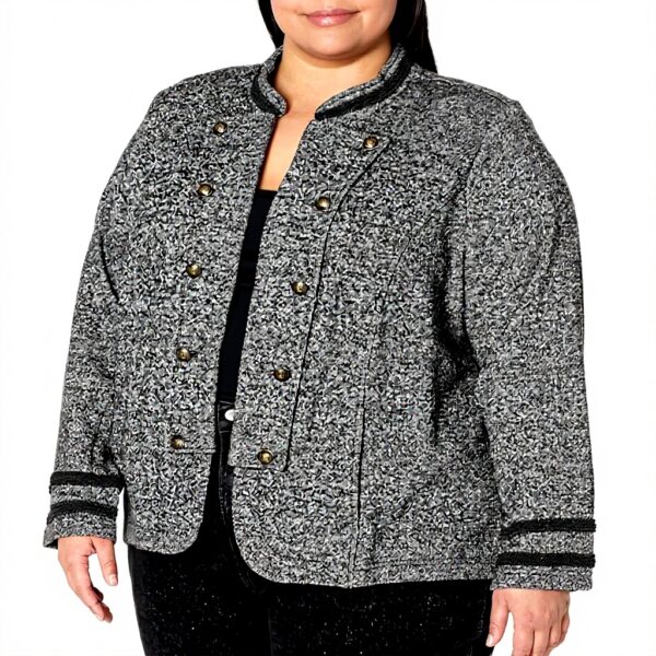 Giacche Donna Tommy Hilfiger Band Jacket Casual Chic Nero