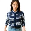 Cardigan Donna Tommy Hilfiger Reversibile Maglia Cotone Bio