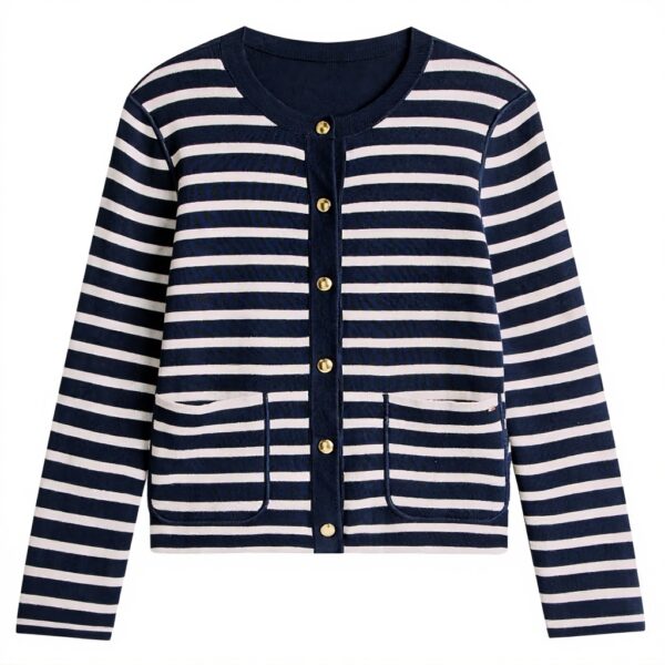 Cardigan Donna Tommy Hilfiger Reversibile Maglia Cotone Bio