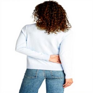 Tommy Hilfiger Donna Pullover Jersey Fine con Scollo Rotondo