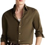 Camicia Tommy Hilfiger Flex Poplin Collo Button-Down Unisex-0