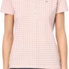 Tommy Hilfiger Polo Donna J3LHR257 Stampa Pied de Poule-0
