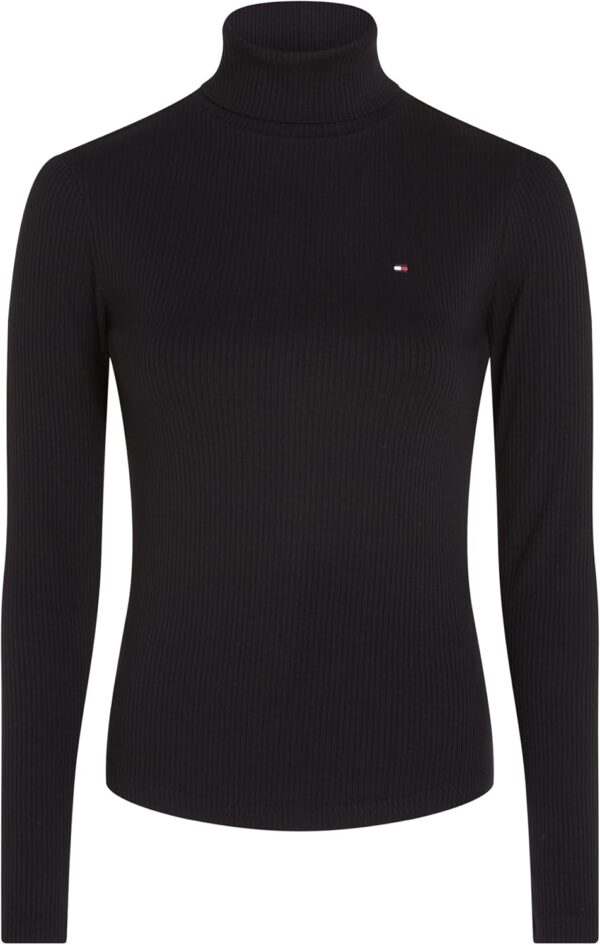 Tommy Hilfiger Pullover Donna Collo Alto Viscosa Elegante-5