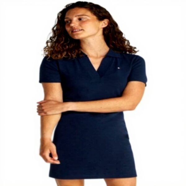 Abito Polo Donna Tommy Hilfiger Slim Cotone Bio Casual