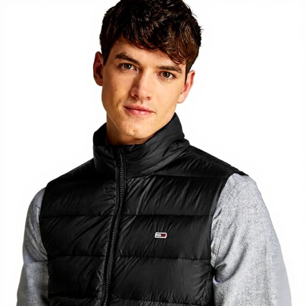 Tommy Jeans Gilet Uomo Leggero Trapuntato Nylon Riciclato