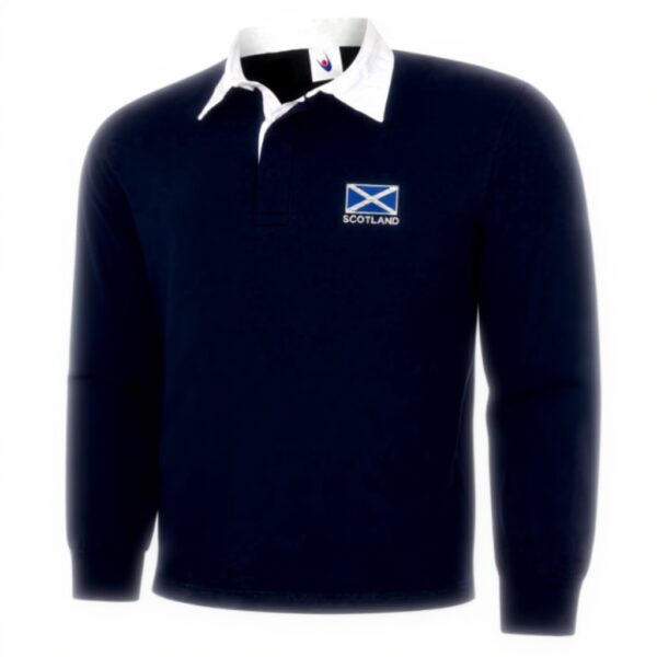 Maglia Rugby Scozia Uneek Uomo Bandiera Design Maniche