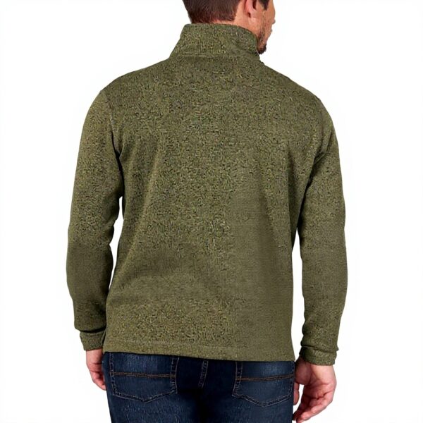 Maglione Wrangler pile uomo maniche lunghe zip quarto