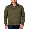 Maglione Wrangler pile uomo maniche lunghe zip quarto